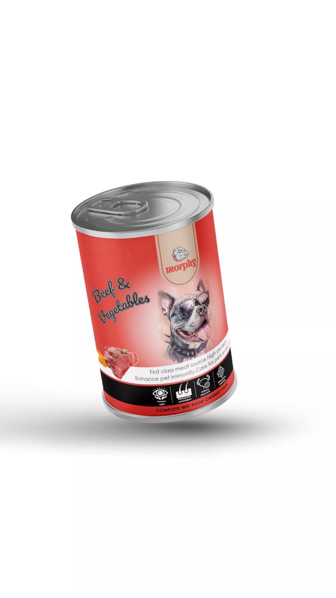 کنسرو سگ برند مورفی طعم گوشت و سبزیجات