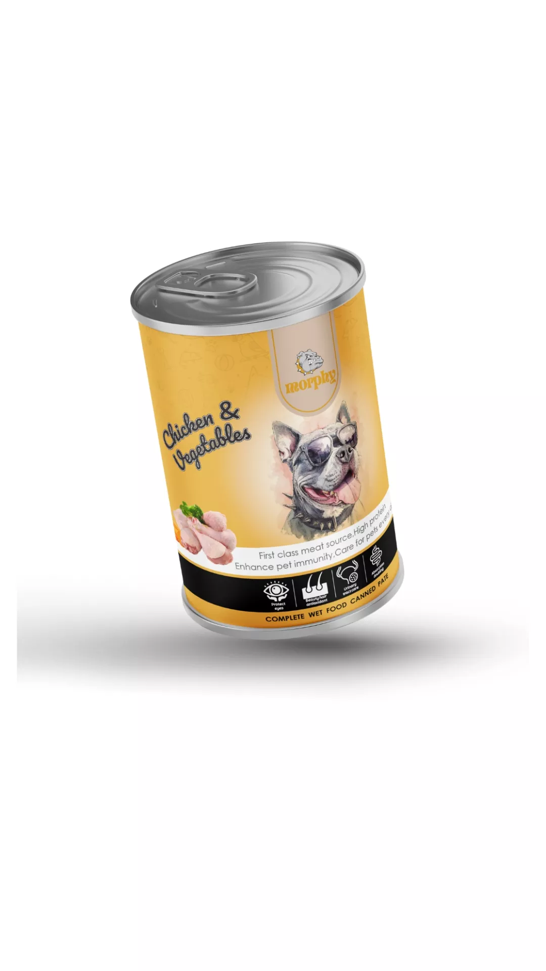 کنسرو سگ برند مورفی طعم مرغ و سبزیجات 